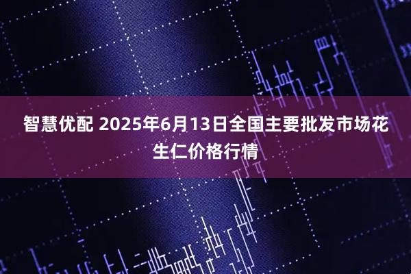 智慧优配 2025年6月13日全国主要批发市场花生仁价格行情