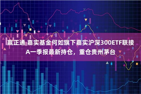赢正通 嘉实基金何如旗下嘉实沪深300ETF联接A一季报最新持仓，重仓贵州茅台